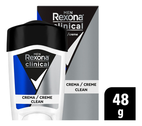 Antitranspirante En Crema Rexona Clinical Clean X 48 g