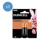 Pack Pilas Aaa Duracell 2 U