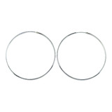 Aros Argolla 60mm Plata Fina 925