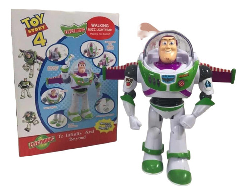 Boneco Buzz Toy Story 30cm Amigo Woody Slinky Rex Zurg Ken 