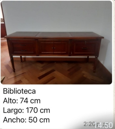 Vendo Mueble Biblioteca En Madera, Usado En Perfecto Estado.