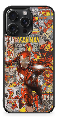 Funda Iron Man Tony Stark Marvel Comics Collage Deluxe 2