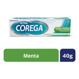 Ultra Corega Crema Adhesiva Para Protesis Sabor Menta 40g