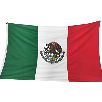 Bandera De Mexico Para Intemperie De 1.40x2.45 | Meses sin interés