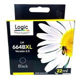 Tinta Alt Logic Hp 664 Xl Negro 22ml 1115 2135 3635 