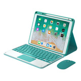 Funda Con Teclado Touchpad Mouse Para iPad 9.7 5th 6th Air 2