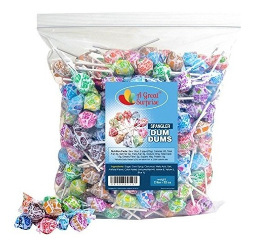 Dum Dums Lollipops - Bulk Caramelo - (aprox. 120 Unidades) 2