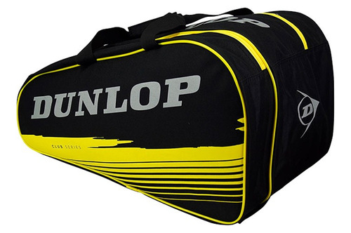 Bolso Padel Dunlop Club Series Color Amarillo/negro