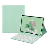 Funda Con Teclado Henghui Para Galaxy Tab A8 Menta