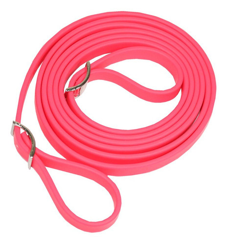 Rédea De Silicone - Top Equine Cor Rosa