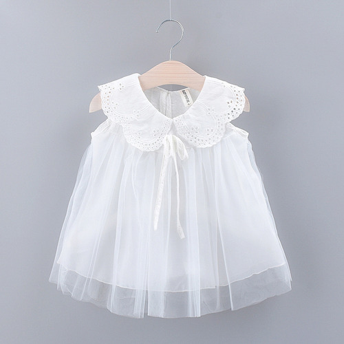 Vestido Para Niños Pequeños, Bebé Y Niña, Lazo, Encaje, Tul,