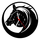 Relógio De Madeira Mdf Parede | Cavalo Animal 2 A