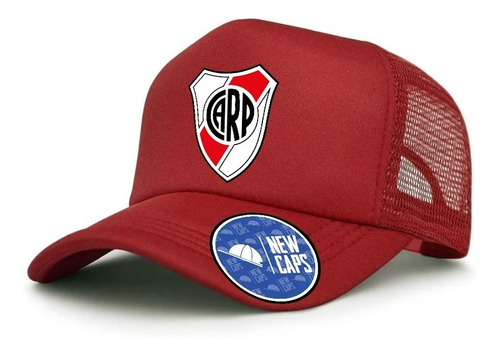 Gorra Trucker River Plate Escudo New Caps