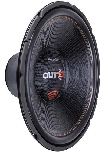 Subwoofer Bomber Outdoor 15 Pulgadas 500w Rms 2 Ohms Color Negro