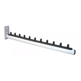 10 Araras Cabideiro Rt De Parede Branc 40 Cm Para 10 Cabides