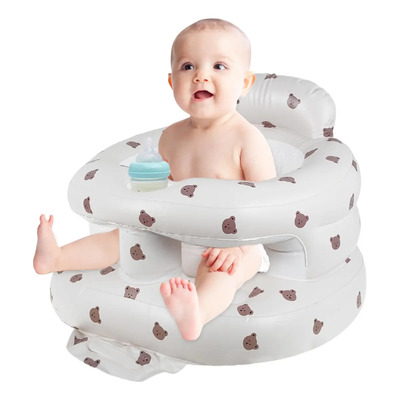 Asiento Inflable Para Bebé, Bomba Incorporada, Asiento