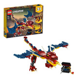 Set De Construcción Lego Creator 3-in-1 Fire Dragon 234 Piezas  En  Caja