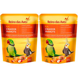 2 Farinhada Papagaio Congo Ecletus Ra Criador Parrots 400g
