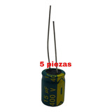 Capacitor Electrolitico 15uf Microfaradios 400v Radial 5 Pz