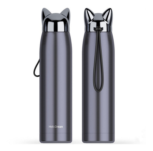 Termo Vaso Gato Acero Inox Ejecutivo Oficina Fitness Fashiòn