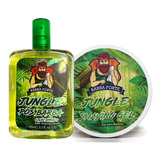 Barba Forte Kit Jungle Creme Pós 120g + Shaving Gel 170g 
