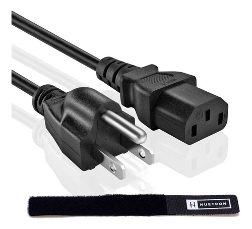 Ac Power Cord Cable 10 Ft Para Hannspree Monitor De Computa