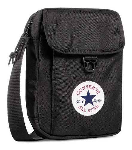 Bandolera Morral Converse Modelo Cross Body Negro Importado