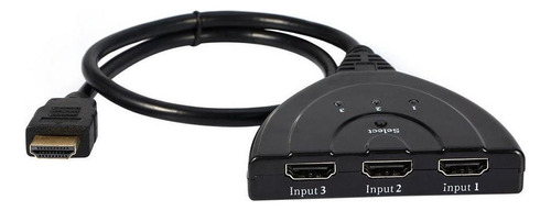 Negro 3 Puertos Hdmi Multi Display Interruptor Automático H¿