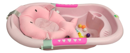 Bañera O Tina Para Bebe Con Cojin Ergonomico + Pinpon + Pato