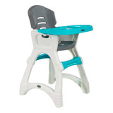 Silla De Comer Para Bebe Periquera Dinner Azul/gris  Prinsel