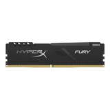 Memória Ram Fury Ddr4 Preto  8gb 1x8gb Hyperx Hx426c16fb3/8