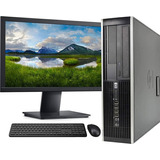 Kit Pc Hp I3 + Monitor + Camara +wifi, 8 Gb Ram