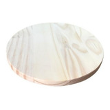 Disco De Pinus - Placa Redonda-bolacha - Cru 38 X 38 X 1,2cm