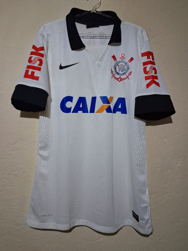 2013-1 (g) Camisa Corinthians Branca Jogador Caixa