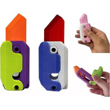 Mini Cuchillo Rábano Cubo Gravedad Impresión 3d Infantil 