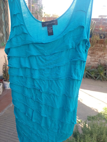 Musculosa Talle M Usada Turquesa Fresca Buen Estado