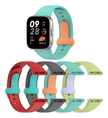 4 Correas Para Xiaomi Redmi Watch 3 Mi Watch Lite 3 Band