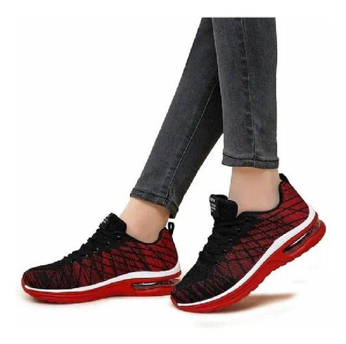 Zapatillas Con Cordones Air Cushion Para Mujer