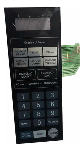 Panel Membrana Microondas LG . Ms-1944jl . Buen Estado