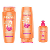 Tratamiento Para El Cabello Elvive Dream Long 3 Piezas 