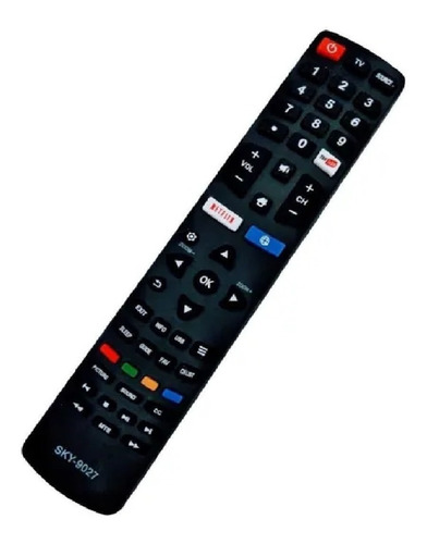 Controle Remoto Smart Tv Philco Toshiba 32 40 42 Pol Manete