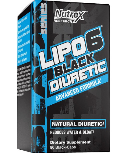 Lipo 6 Black Diuretic Advanced Formula 80 Cápsulas