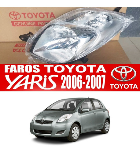 Faro  Toyota Yaris Sport 2006 2007 2008   Foto 5