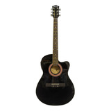 Guitarra Electroacústica Mccartney Sd1bk Negro Brillante