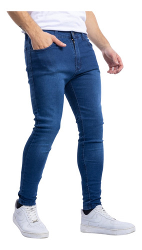 Pantalon Jean Elastizado Hombre Listo Chupin Calidad Premium