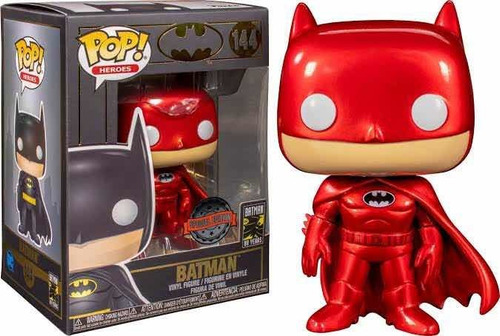 Funko Pop Batman 144 Red Metallic Dc Heroes 80 Years Joker