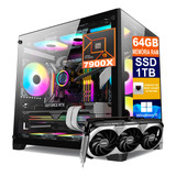 Pc Gamer Cpu Ryzen 9 7900x Ssd 1tb, 64gb Ddr5 Rtx 4080 16gb