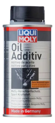 Antifriccion Para Motor Liqui Moly Oil Additiv 150 Ml Parat