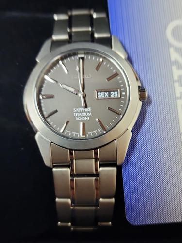 Relógio Seiko Titânio Sgg731b1 Quartzo