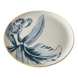 Plato Playo Ceramica Blanco Linea Cattleya Por Unidad